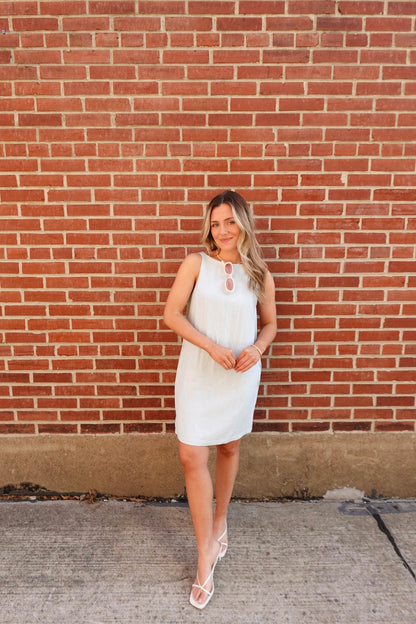 Polly Mini Dress- Robin Blue