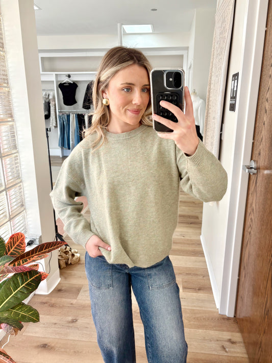 Shane Sweater- Spring Sage