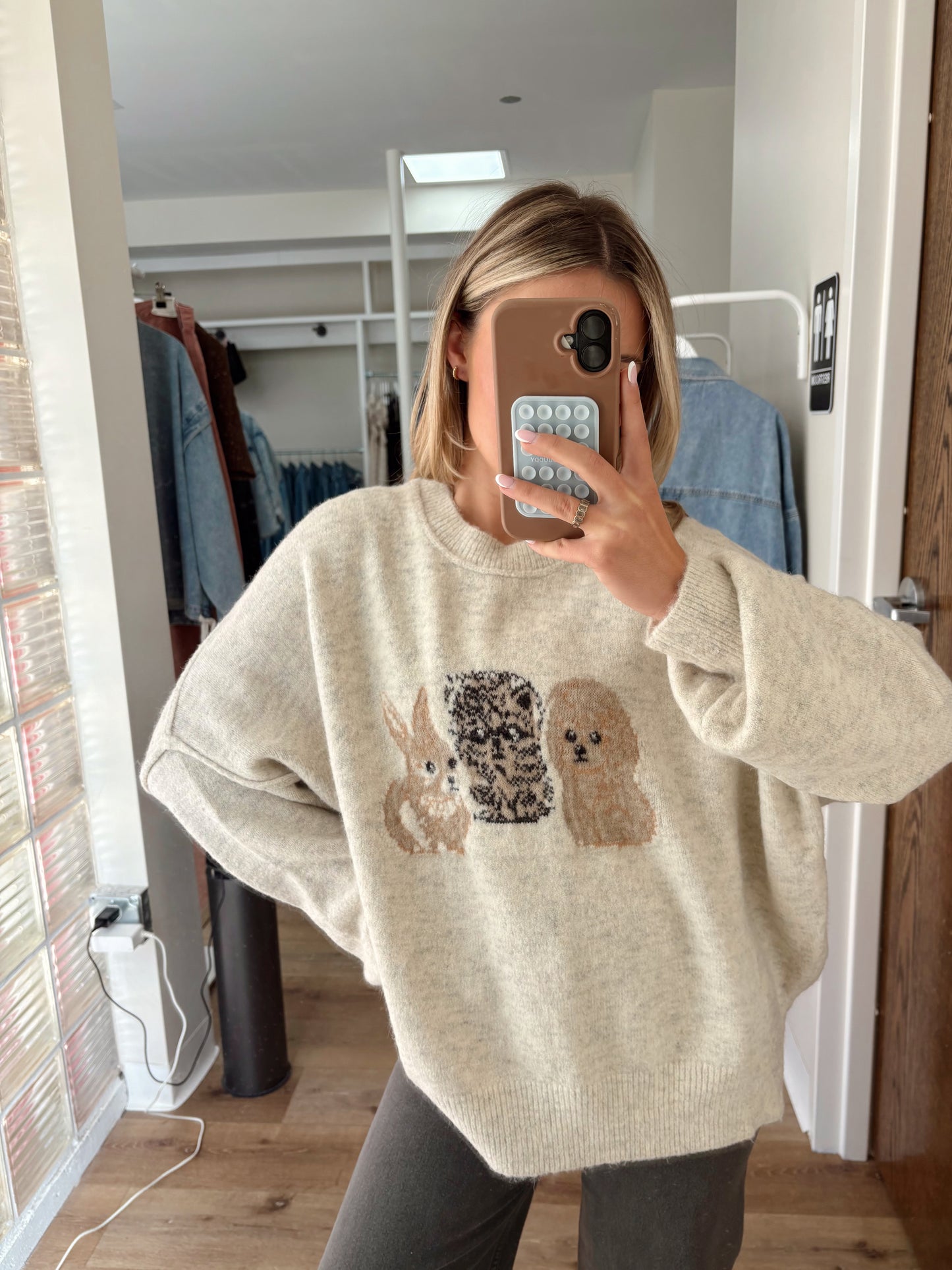 Trio Sweater- Cream