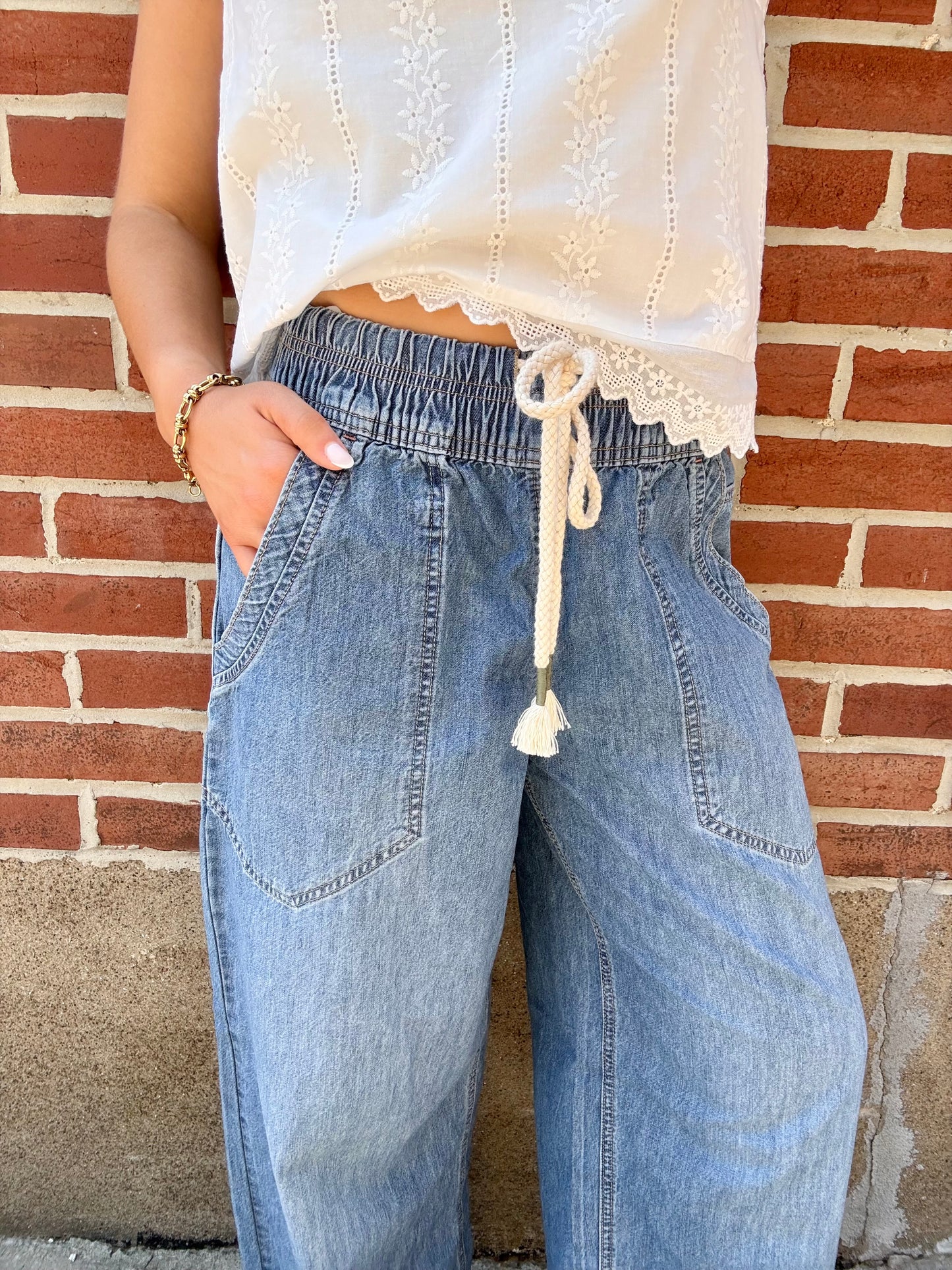 Easy Peasy Pull-On Jeans- No Problem