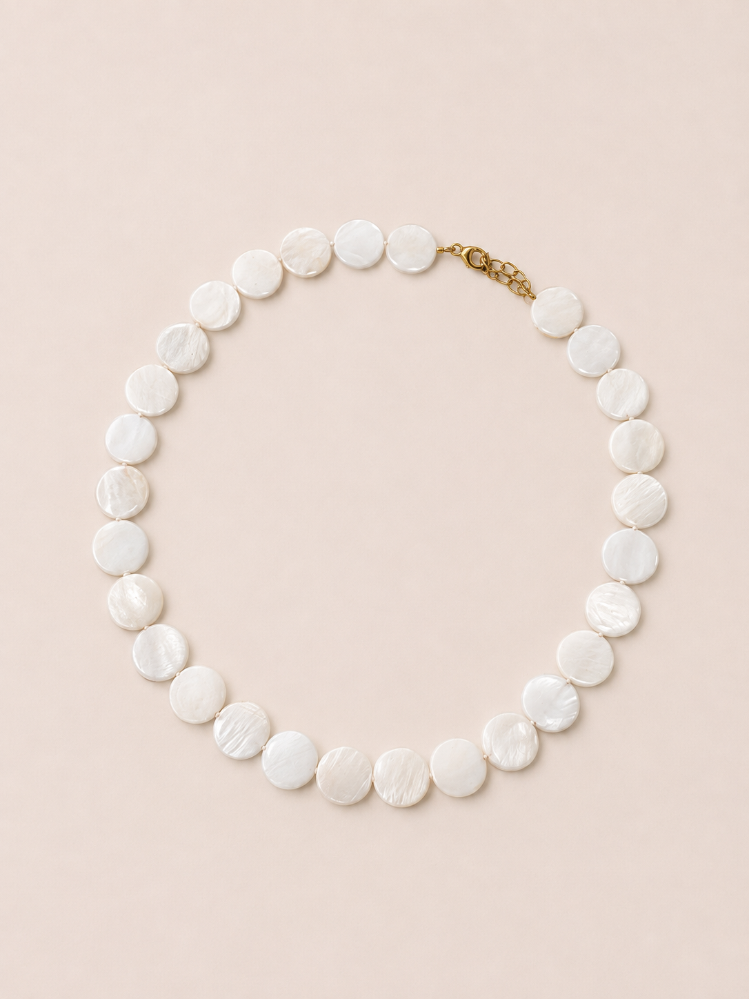 Meet Me There Mother Of Pearl Necklace- White