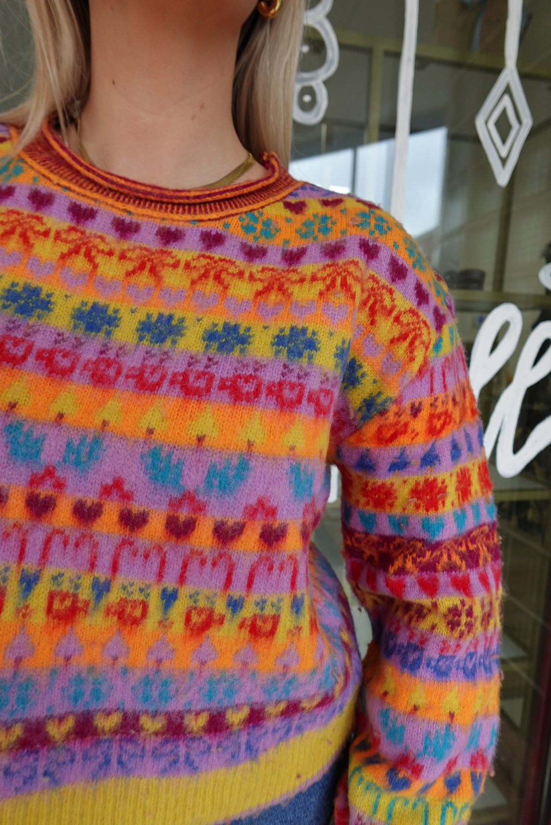 Favorite Things Sweater-Bright Confetti Combo