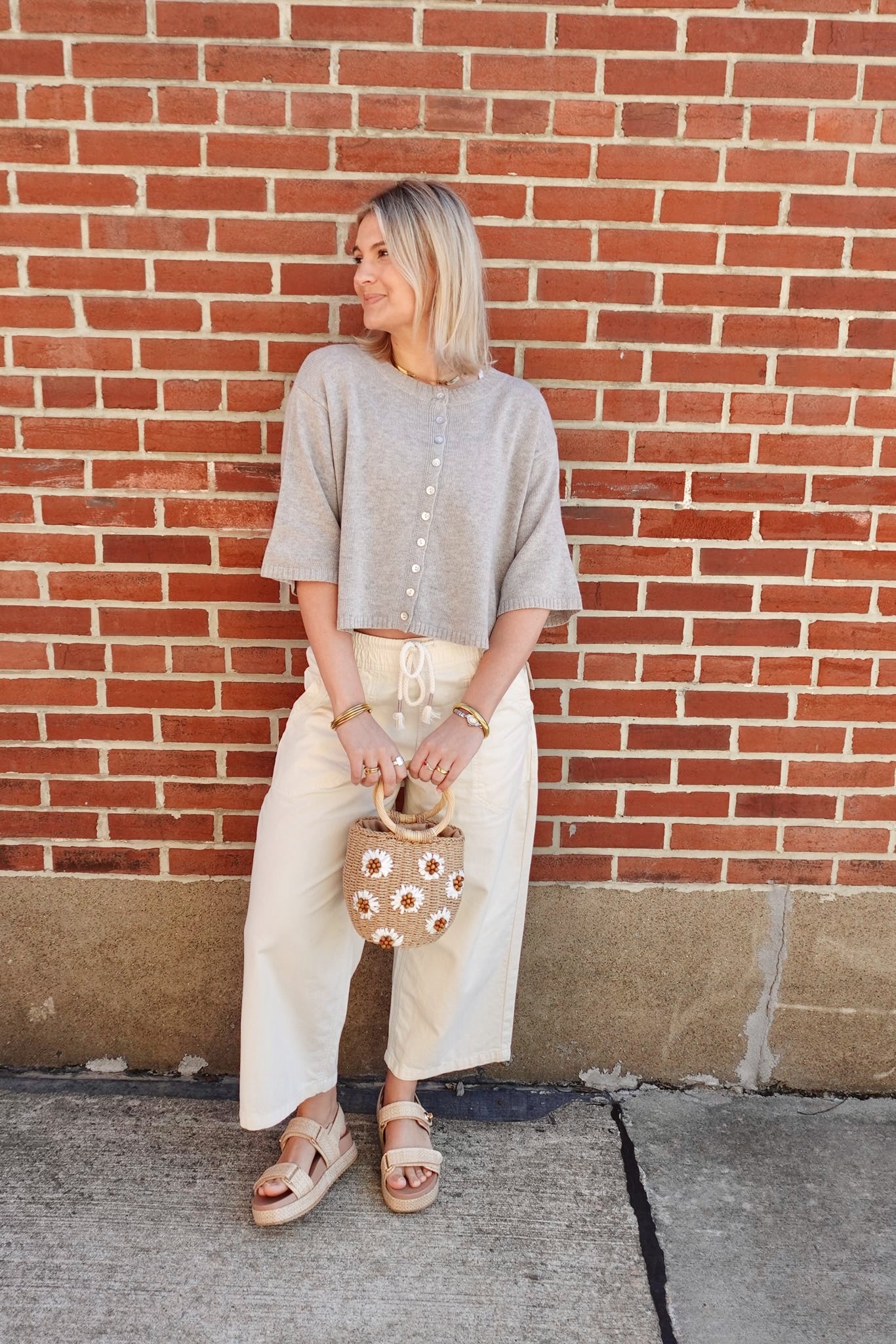 Birdy Cardigan- Beige