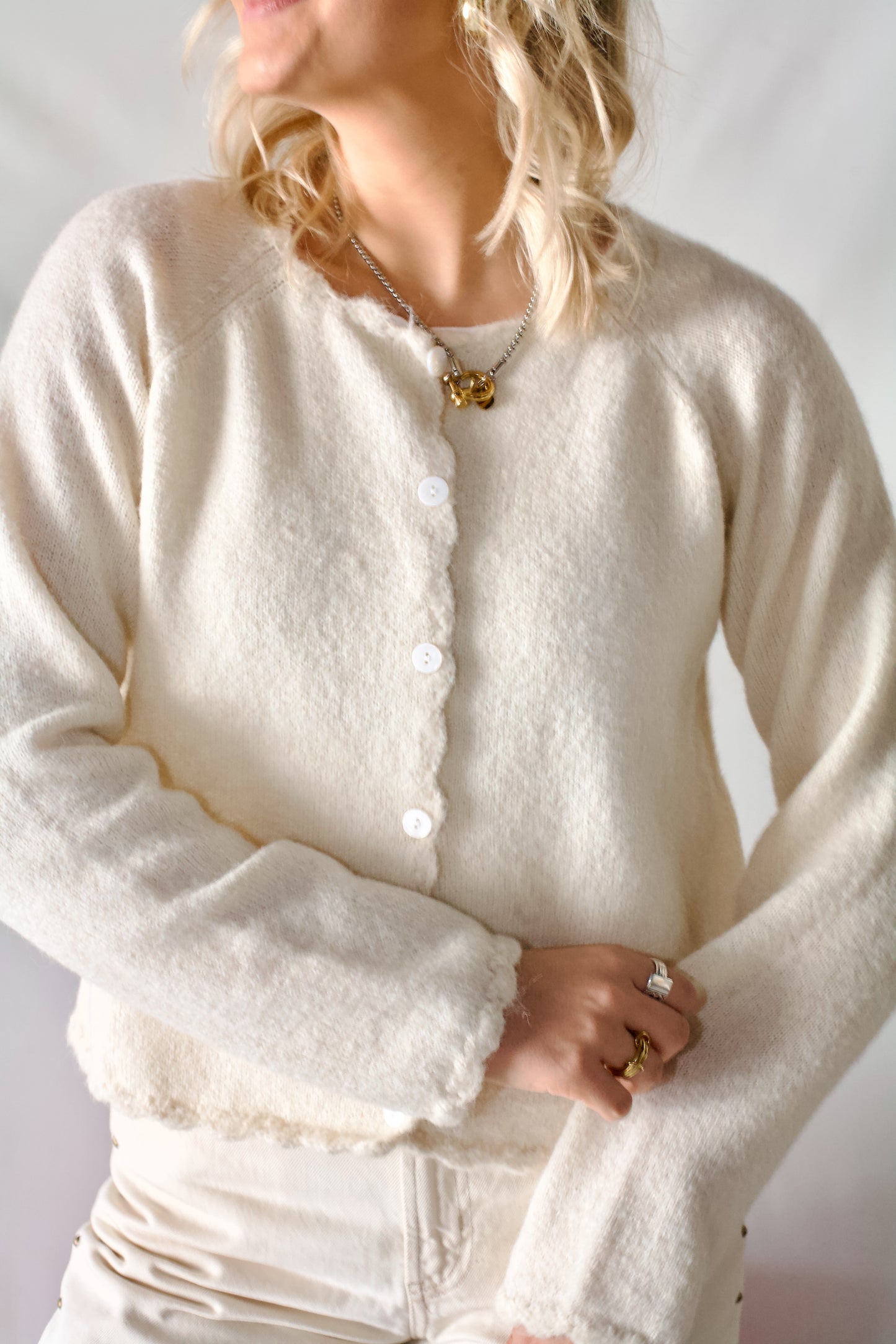 The Tiffany Cardigan- Cream