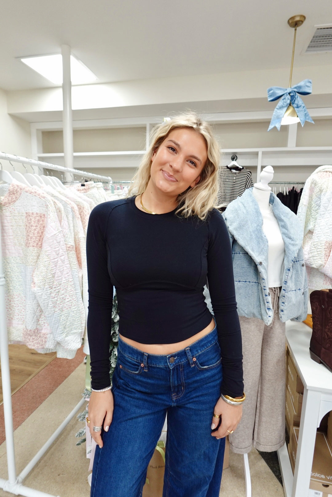 Protagonist Long Sleeve-Black