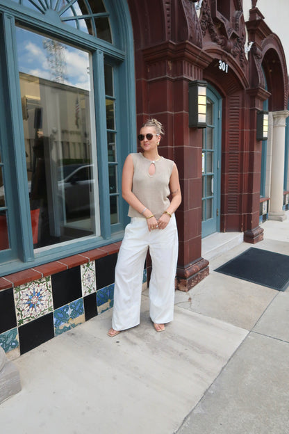 Molli Tank- Beige