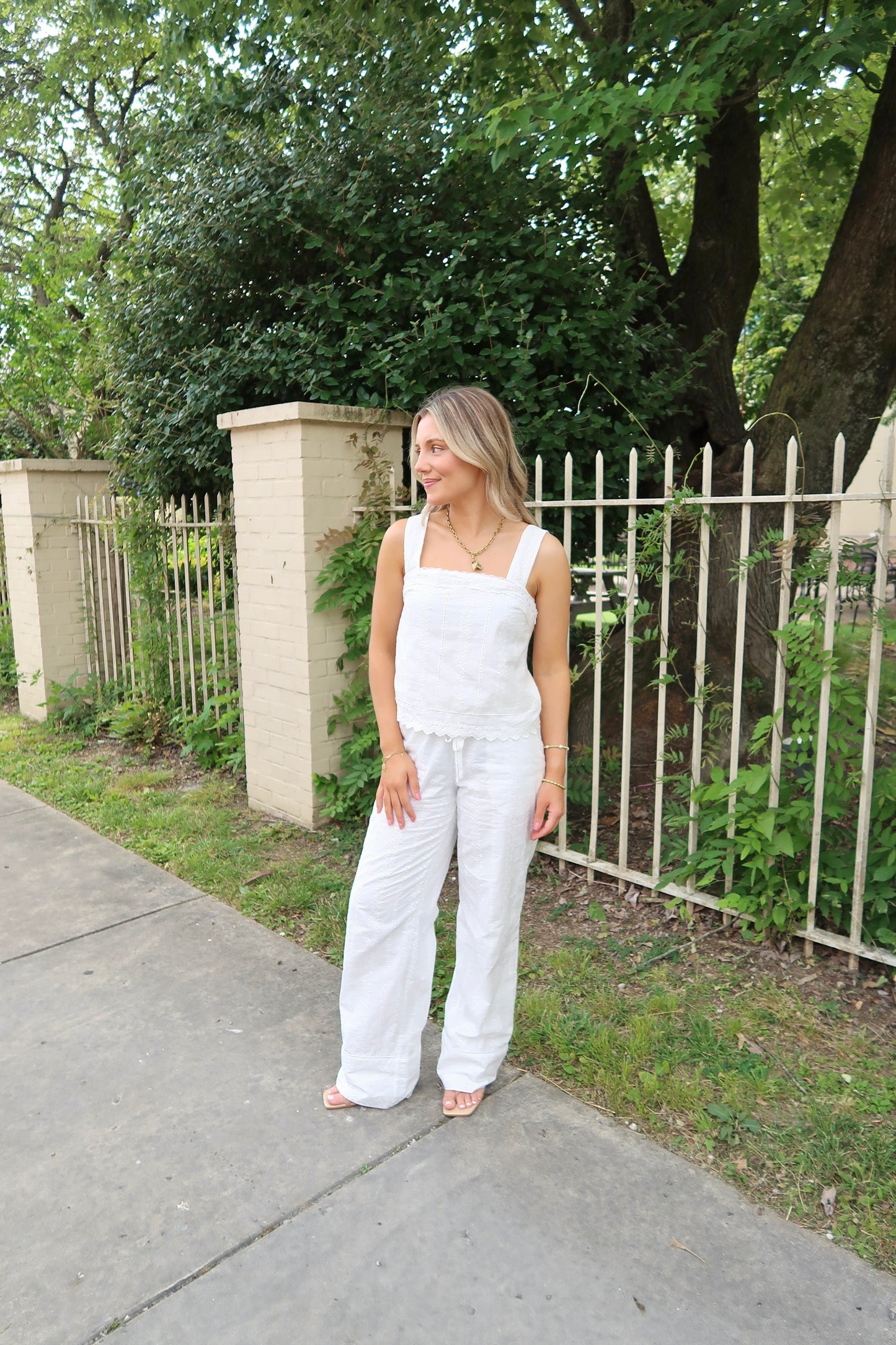Aperitivo Wide Leg Pants- Coconut Milk