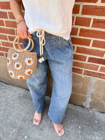 Easy Peasy Pull-On Jeans- No Problem