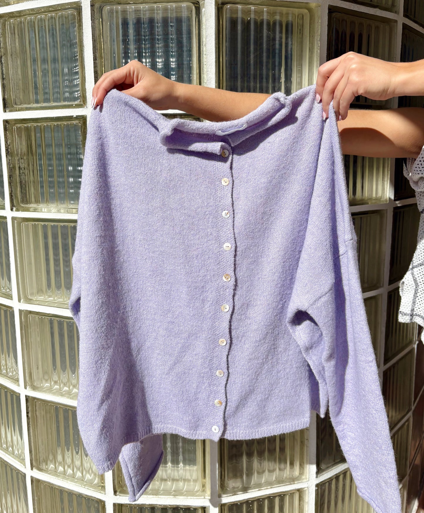 Piper Cardigan-Lilac Purple