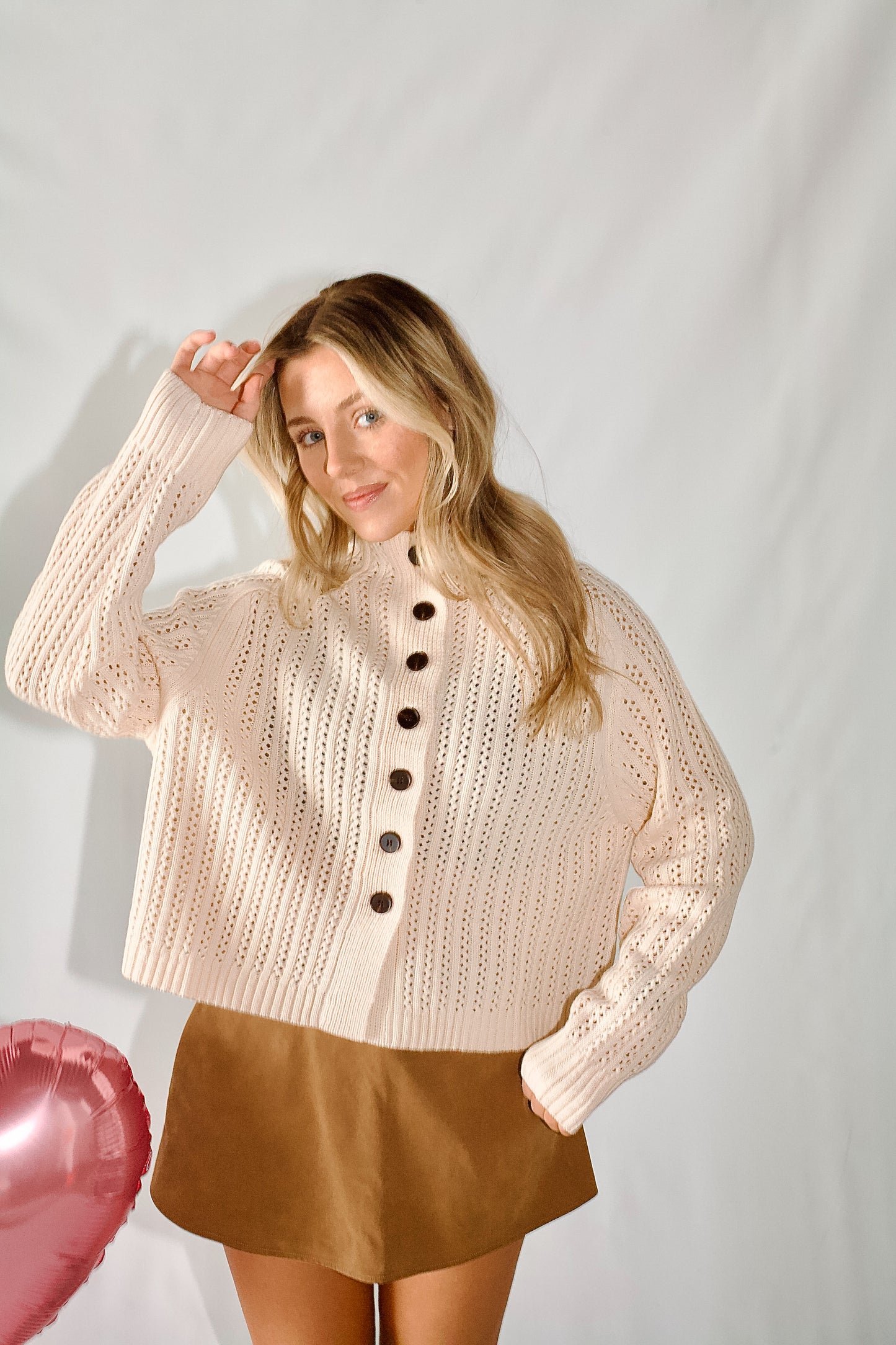 Brynn Sweater- Cream
