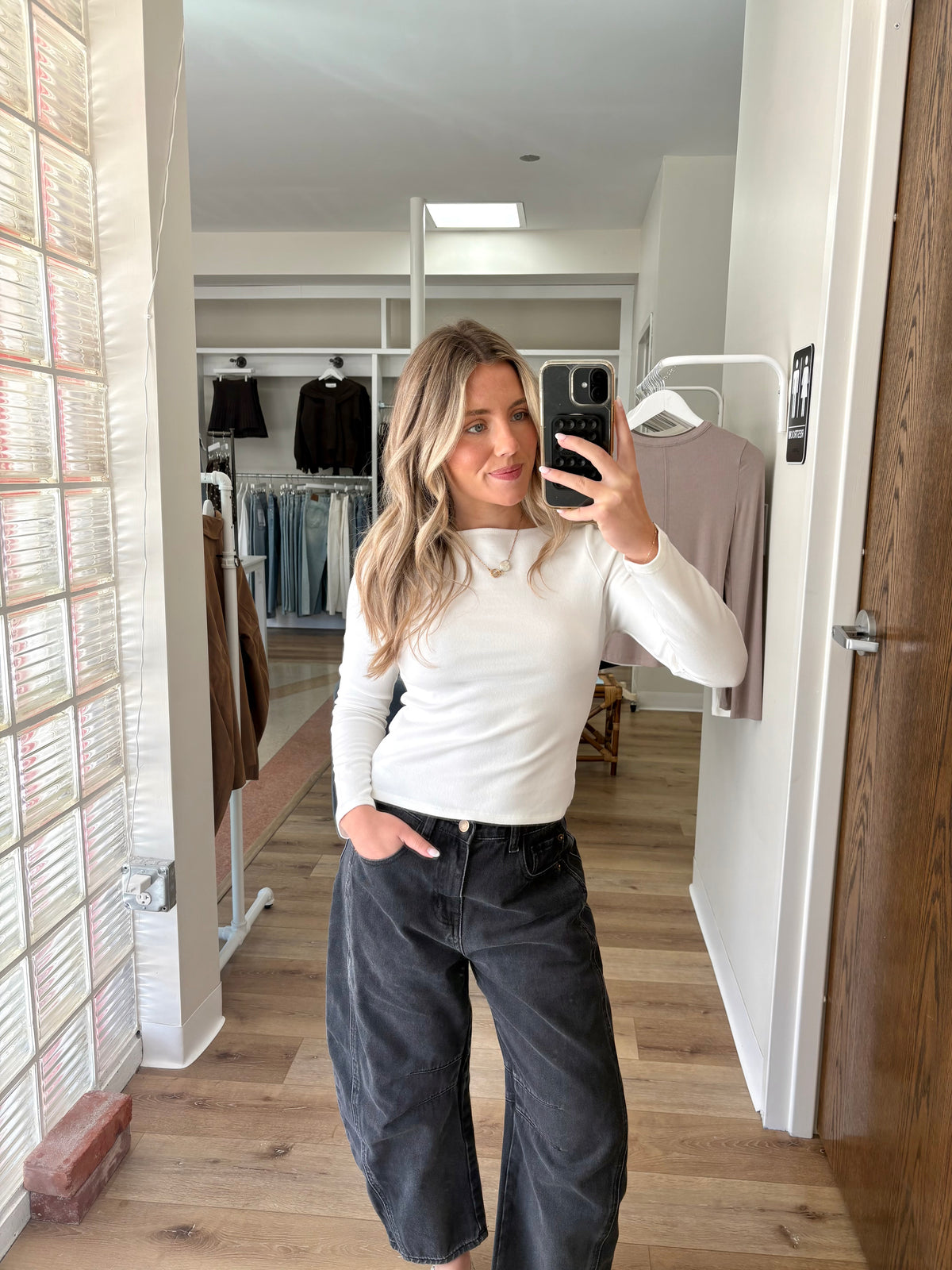 Clara Top-White