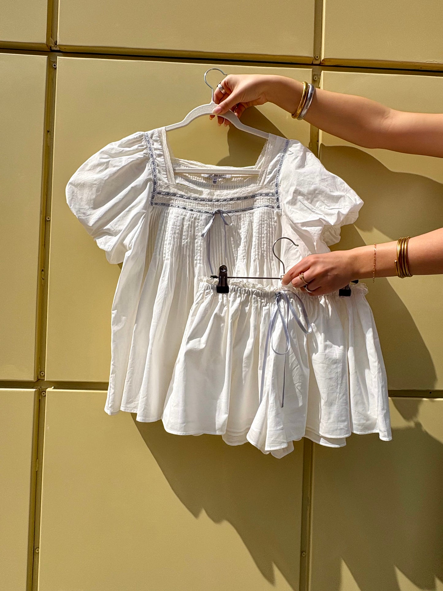 Genesis Flare Shorts- Off White