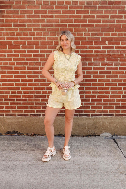 Suri Shorts- Yellow