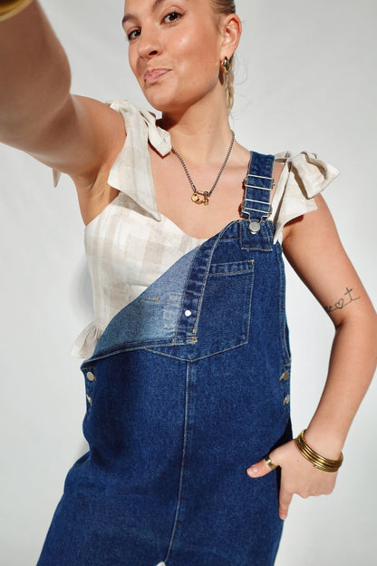 Dani Overalls- Dark Wash