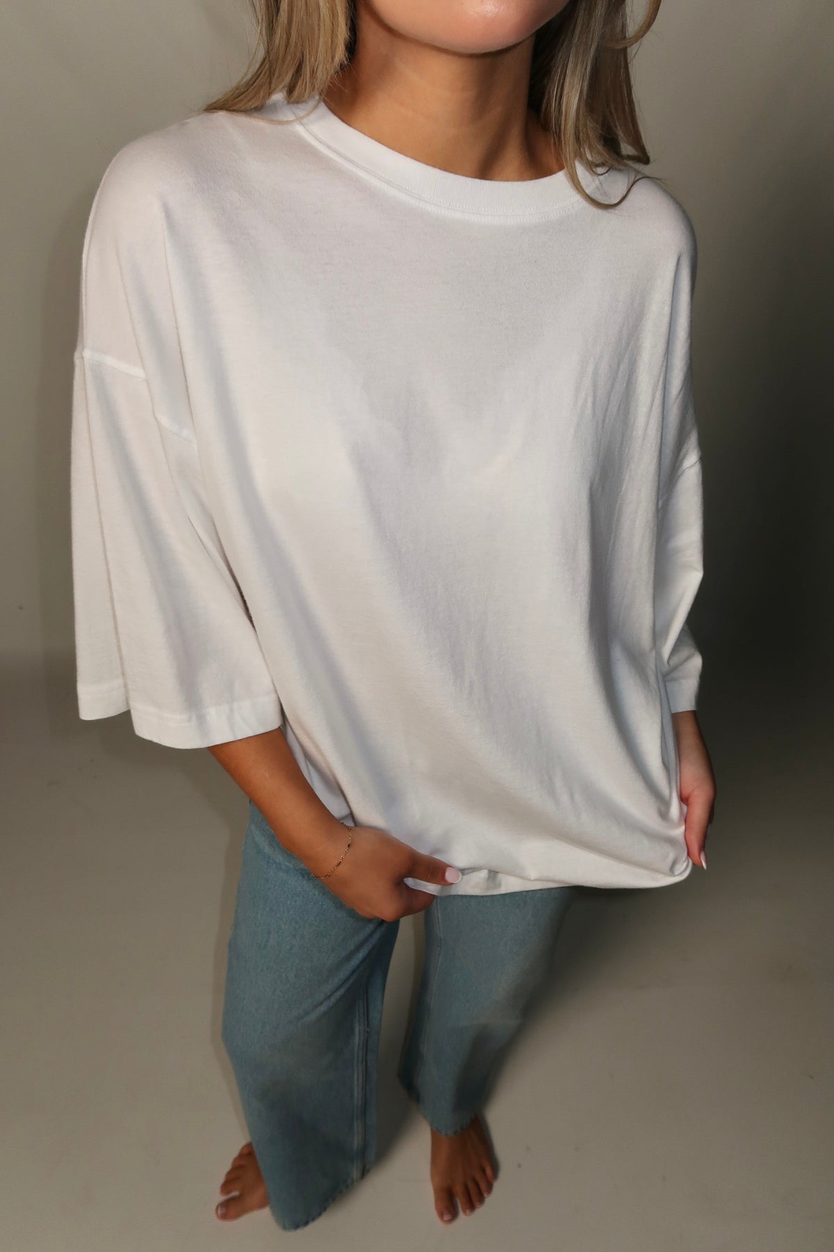 Perfect Oversized Tee- White