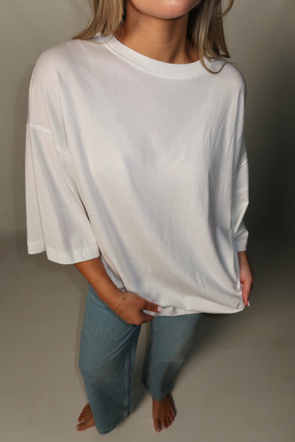 Perfect Oversized Tee- White