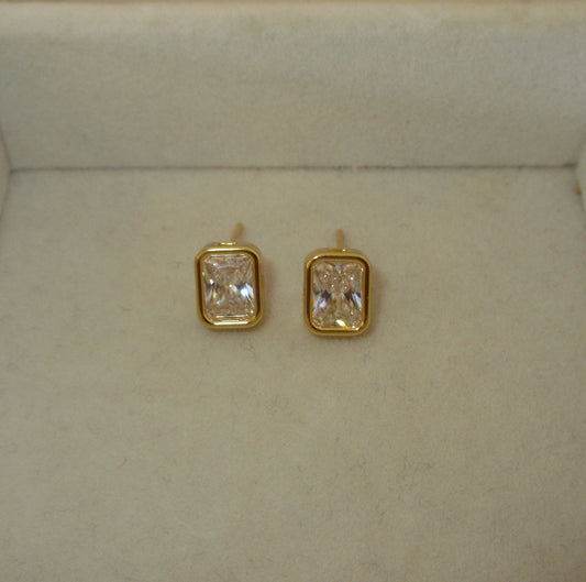 Stefani Gold Studs- Airotciv by Victoria