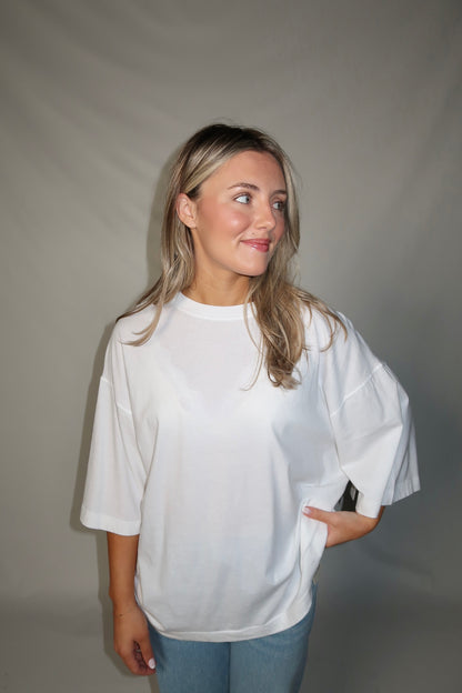 Perfect Oversized Tee- White