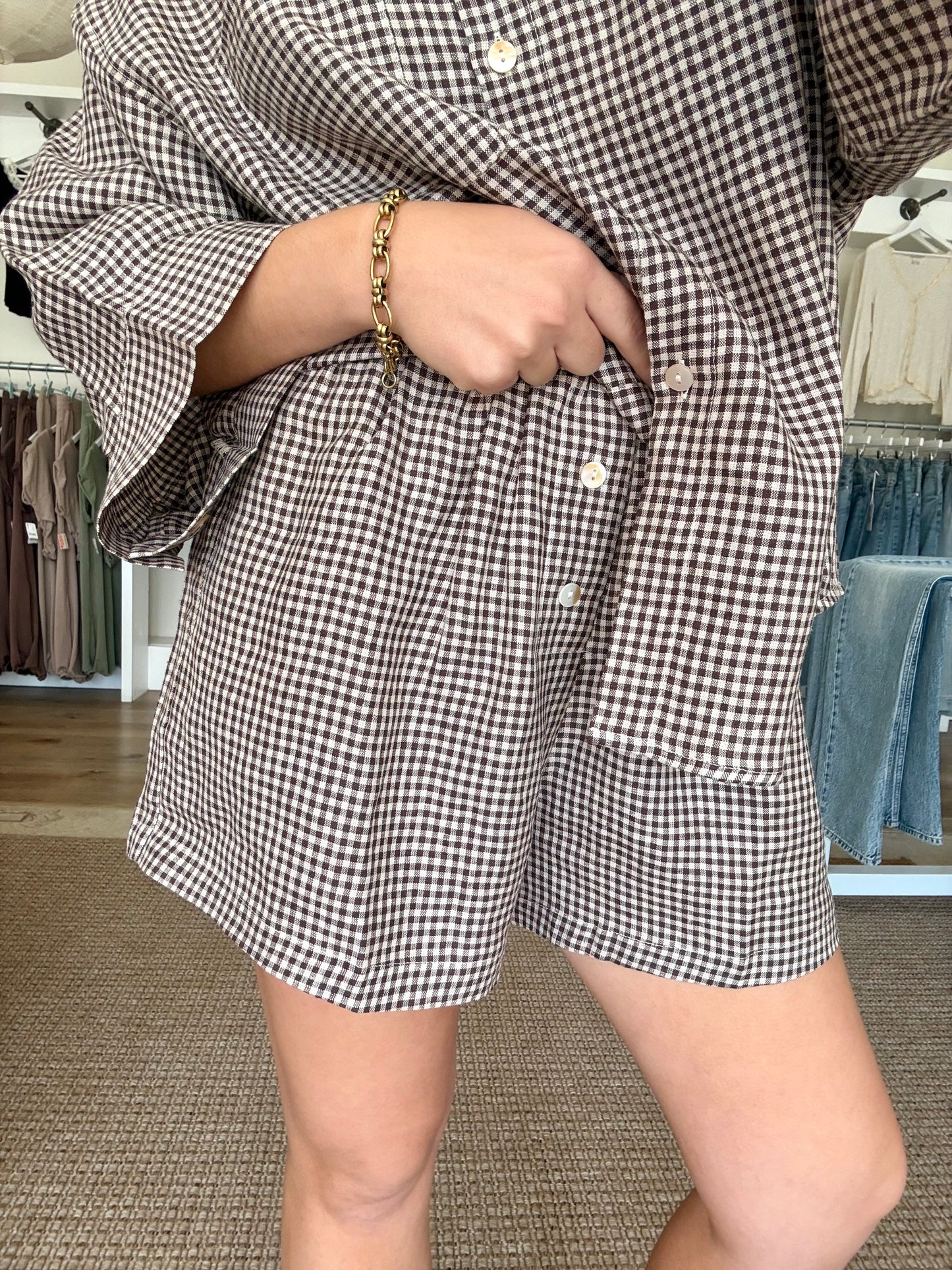 Fable Shorts- Brown/Natural
