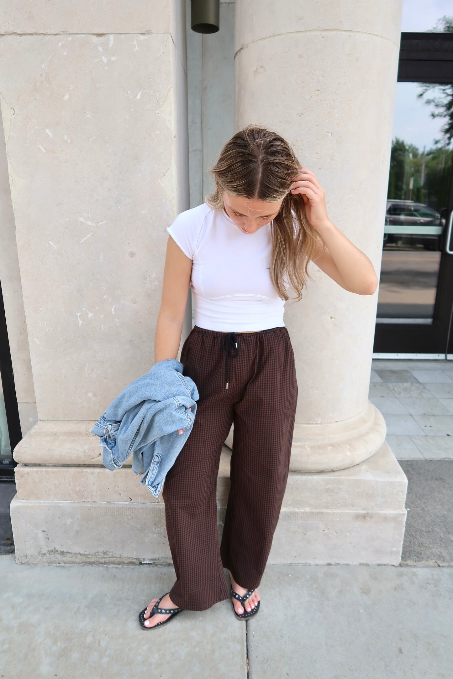 Theo Poplin Pant- Hot Toddy