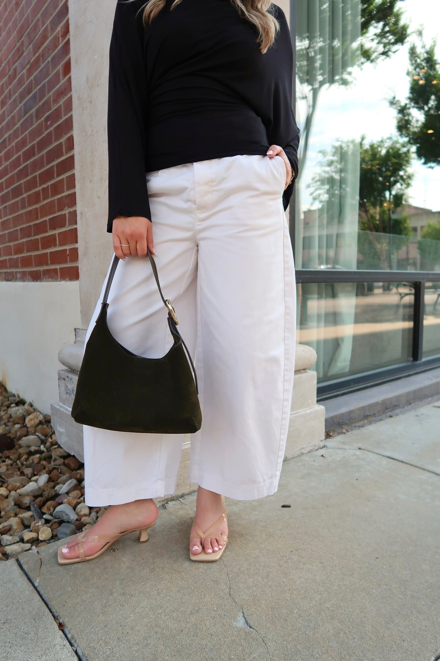 We The Free Lay Down Chino Trousers-Clean Ivory