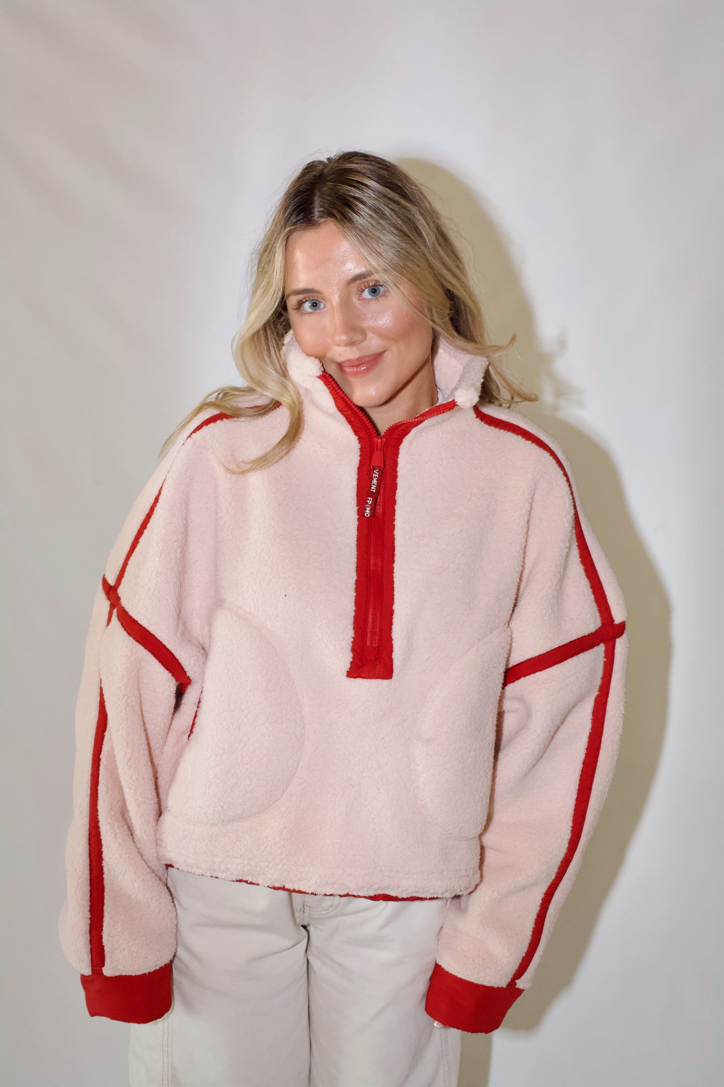 Mountain High 1/2 Zip- Ballet Slipper Combo