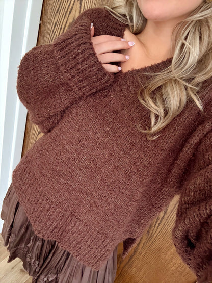 Glen Sweater- Brown