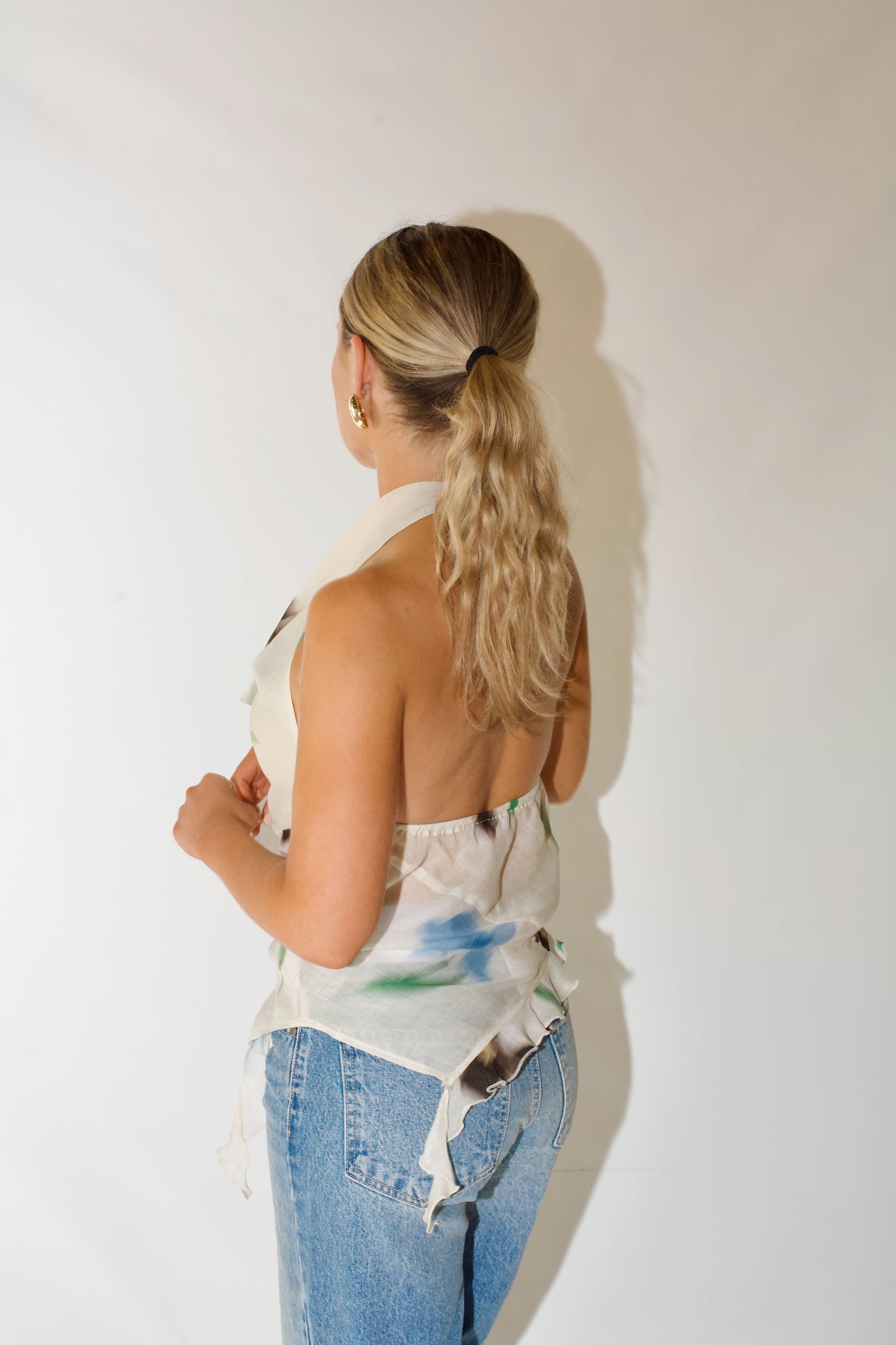 Always On Sheer Top- Natural Multi