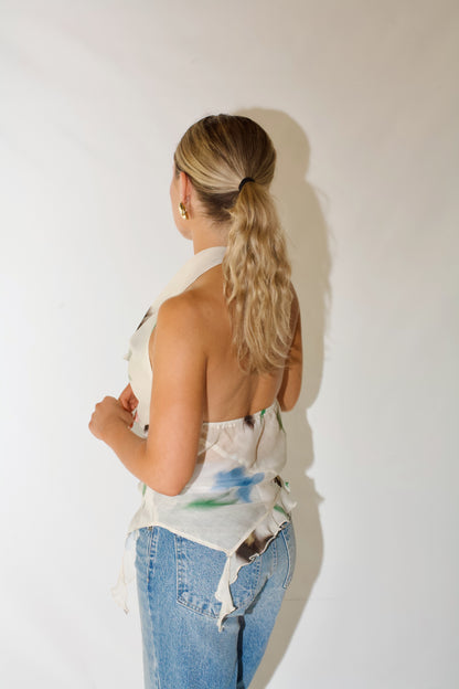 Always On Sheer Top- Natural Multi