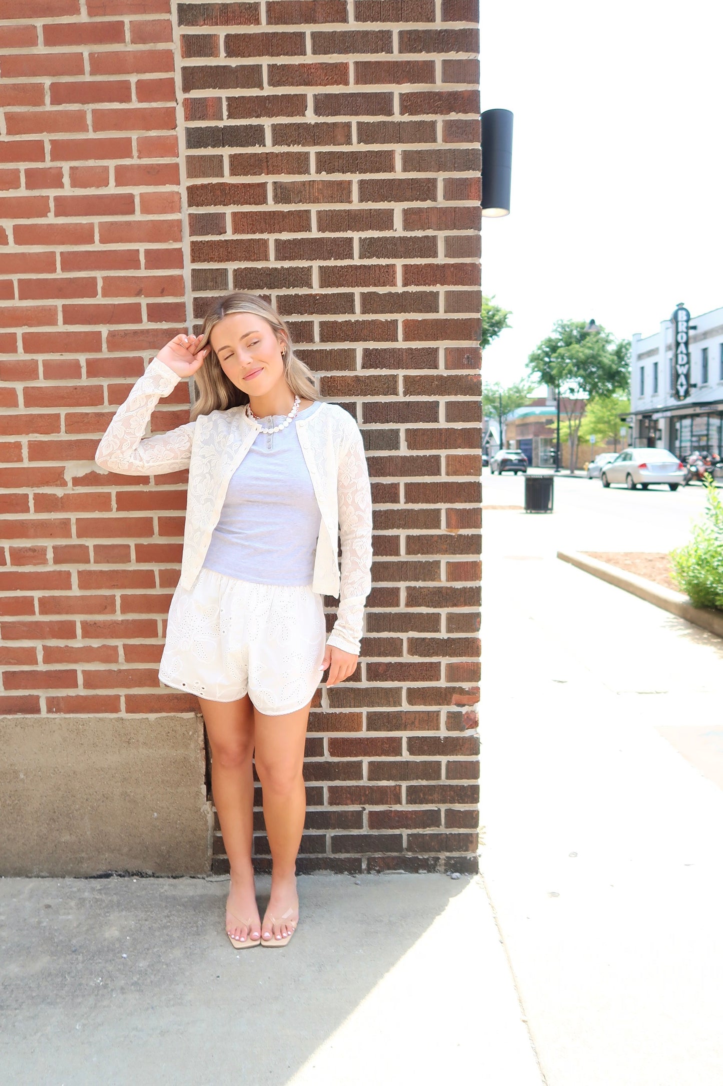 Merritt Cardigan Top-Cream