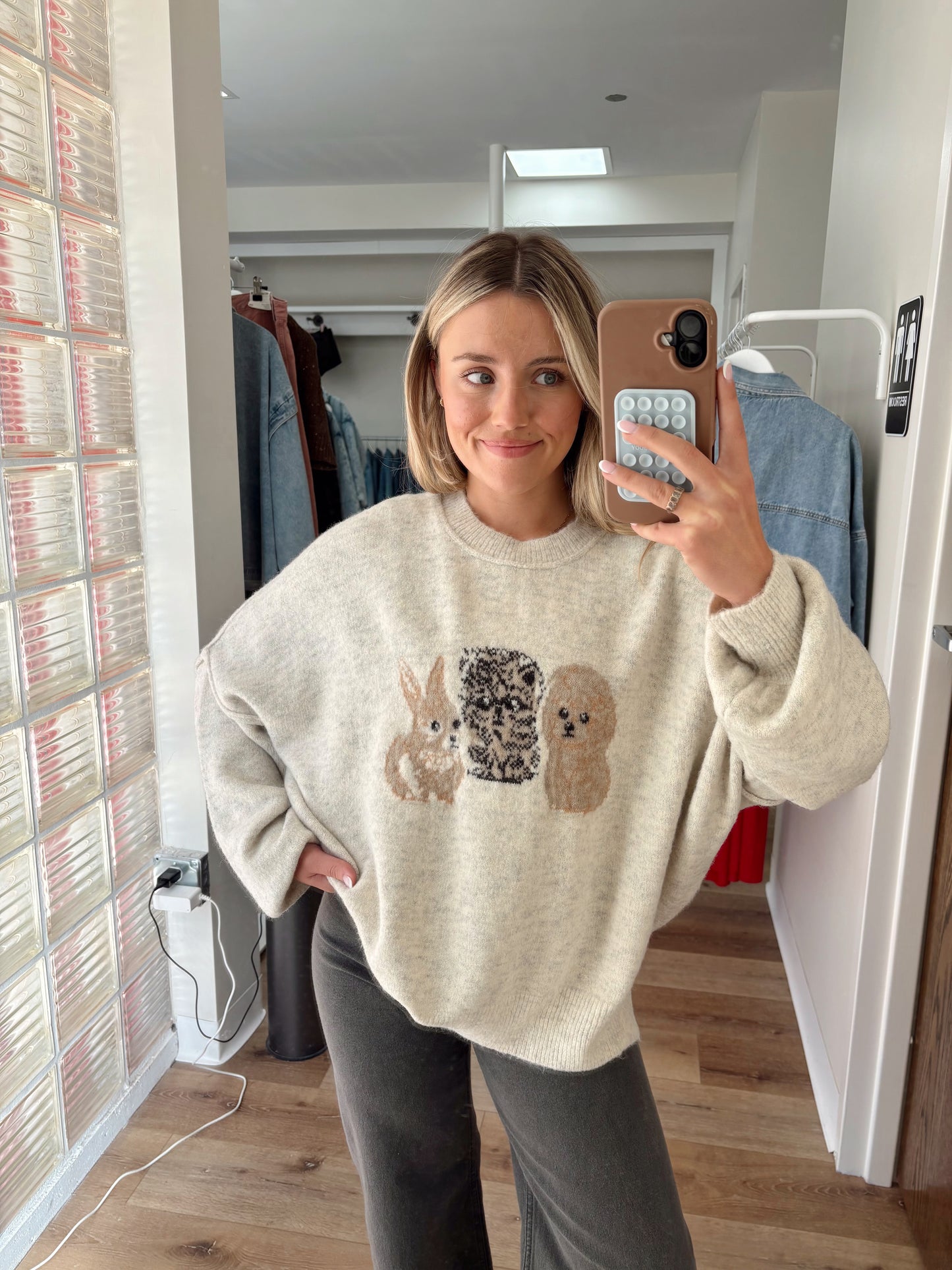 Trio Sweater- Cream