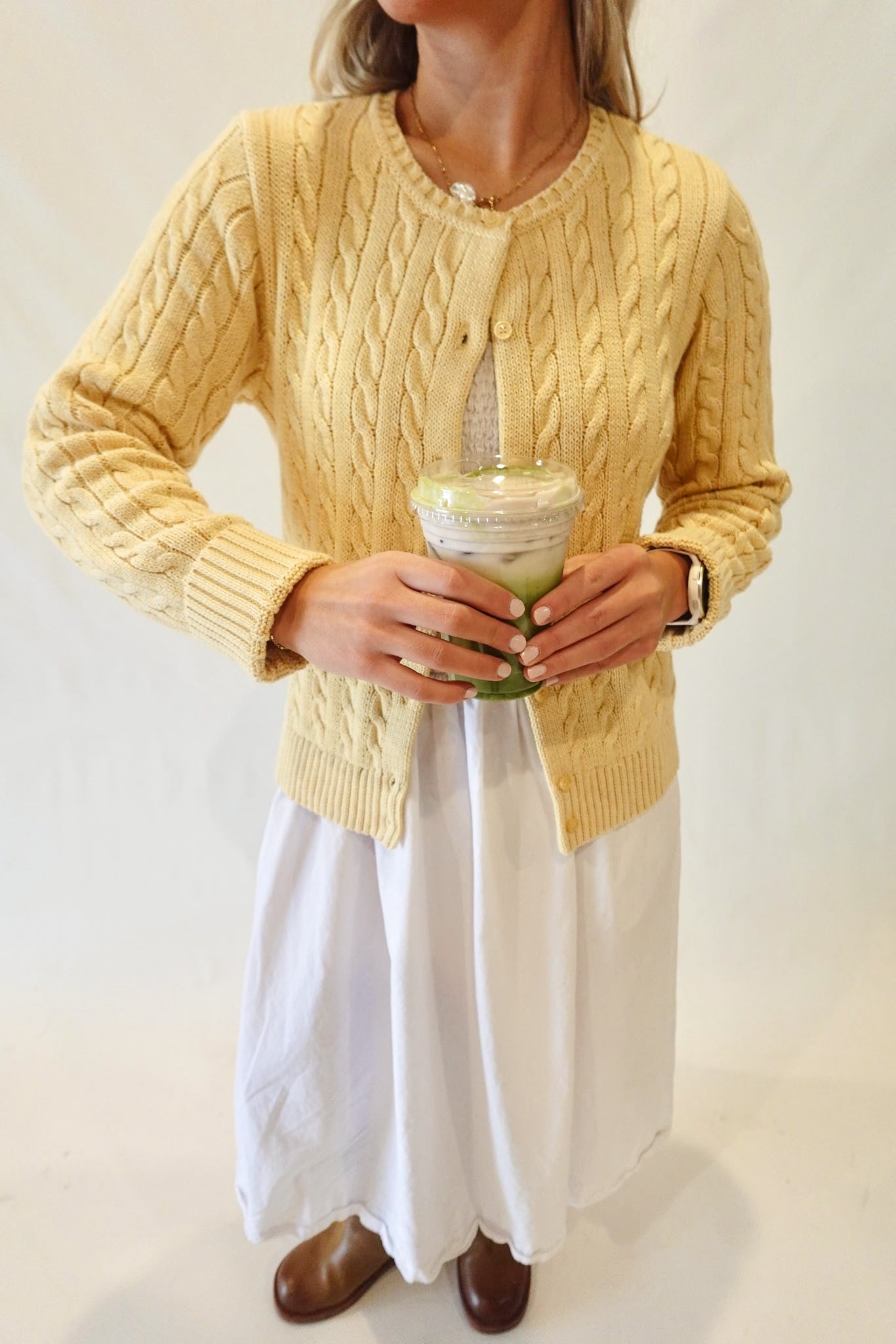 The Dale Cardigan- Yellow