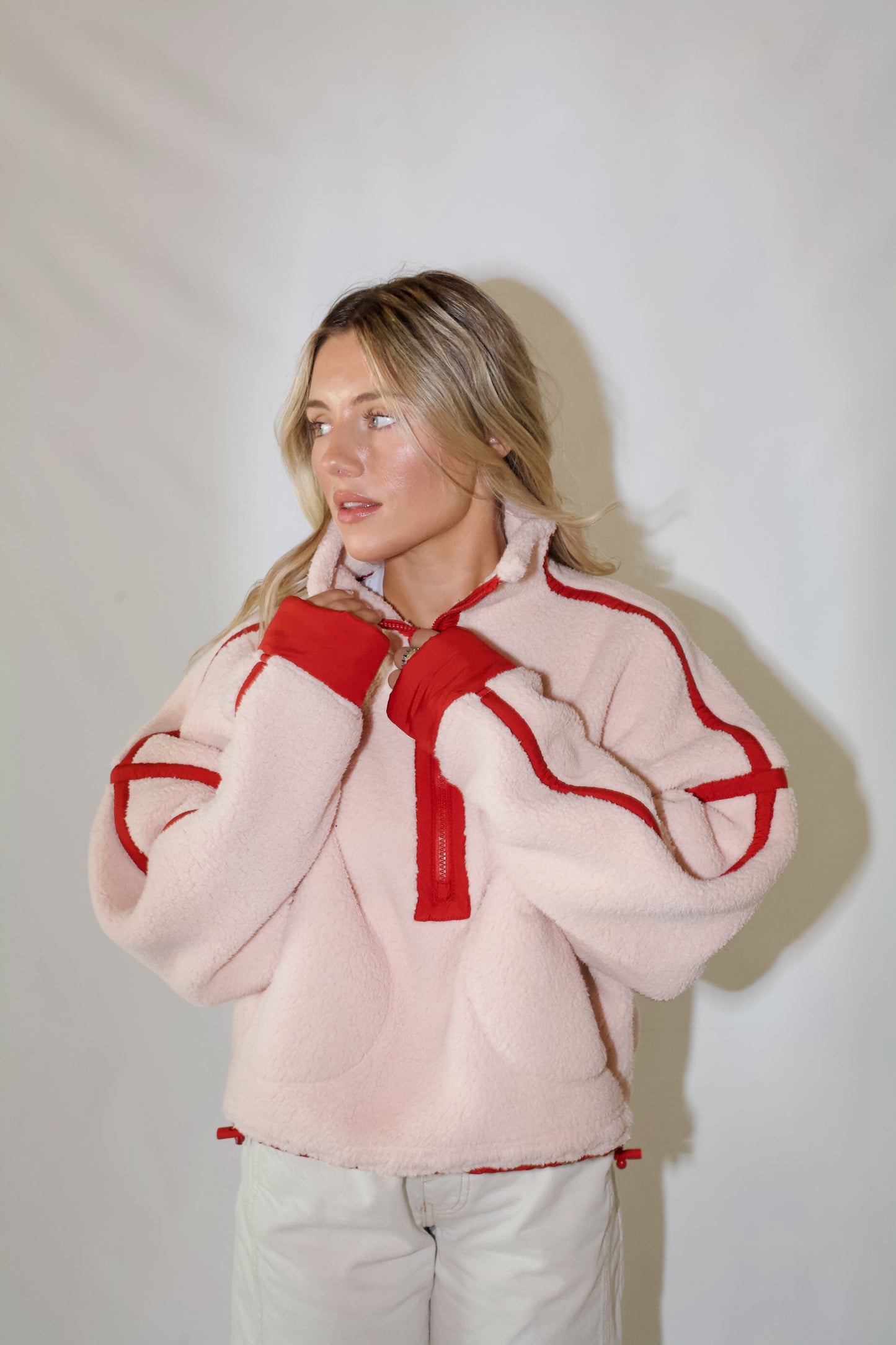 Mountain High 1/2 Zip- Ballet Slipper Combo
