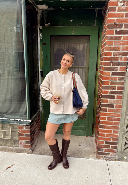 Molly Cardigan- Oatmeal