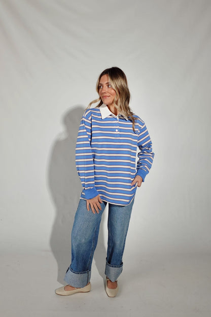 Macy Polo-Blue