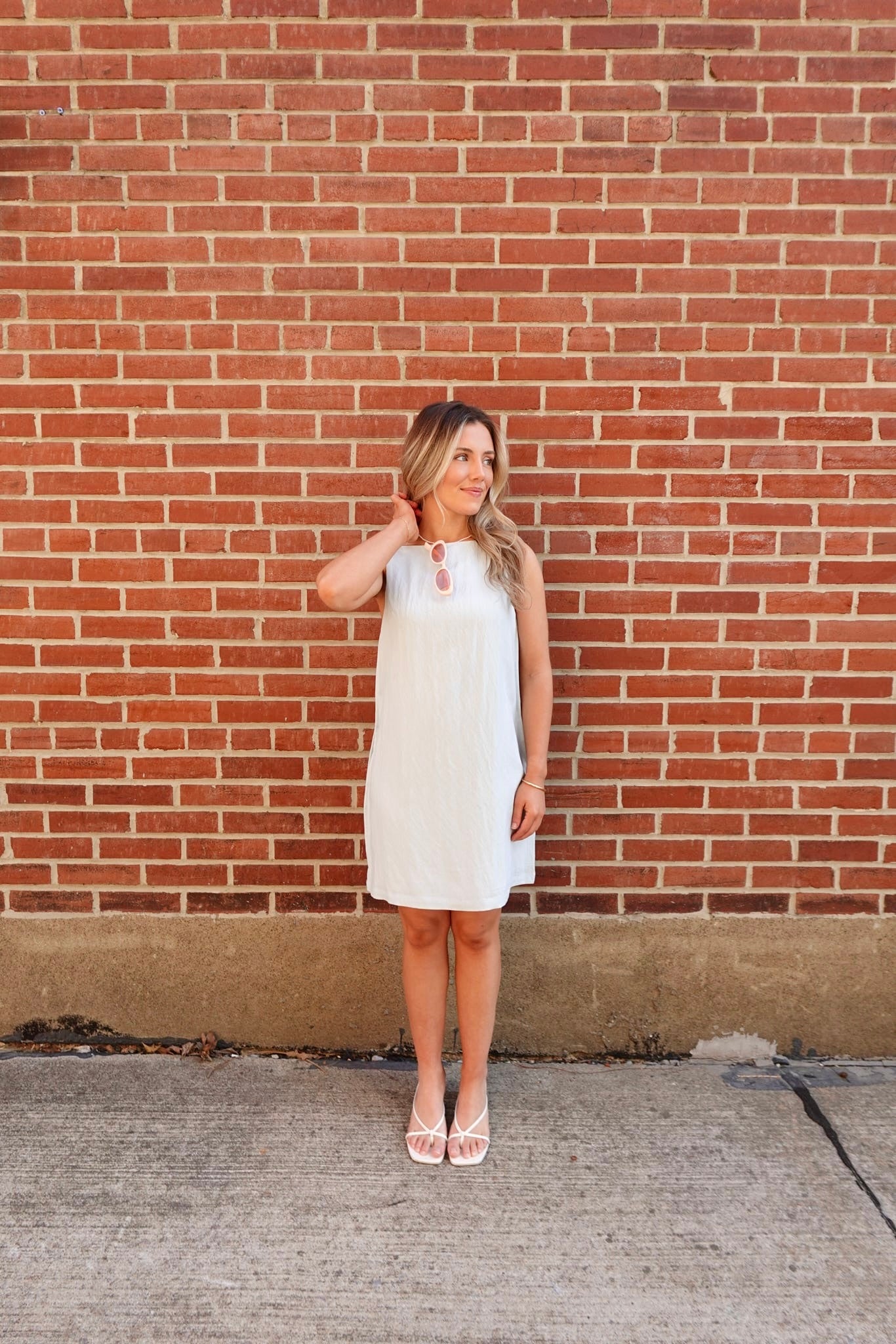 Polly Mini Dress- Robin Blue