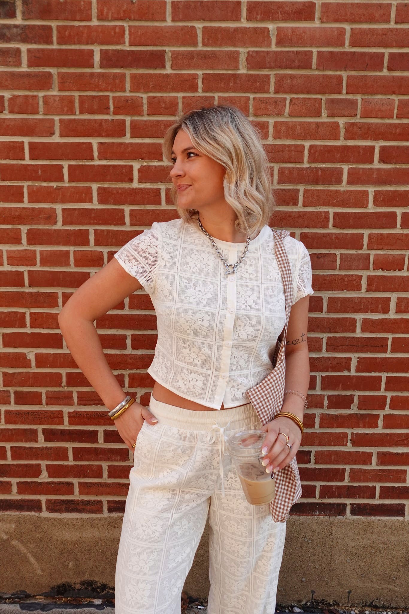 Carla Crochet Top- Ivory