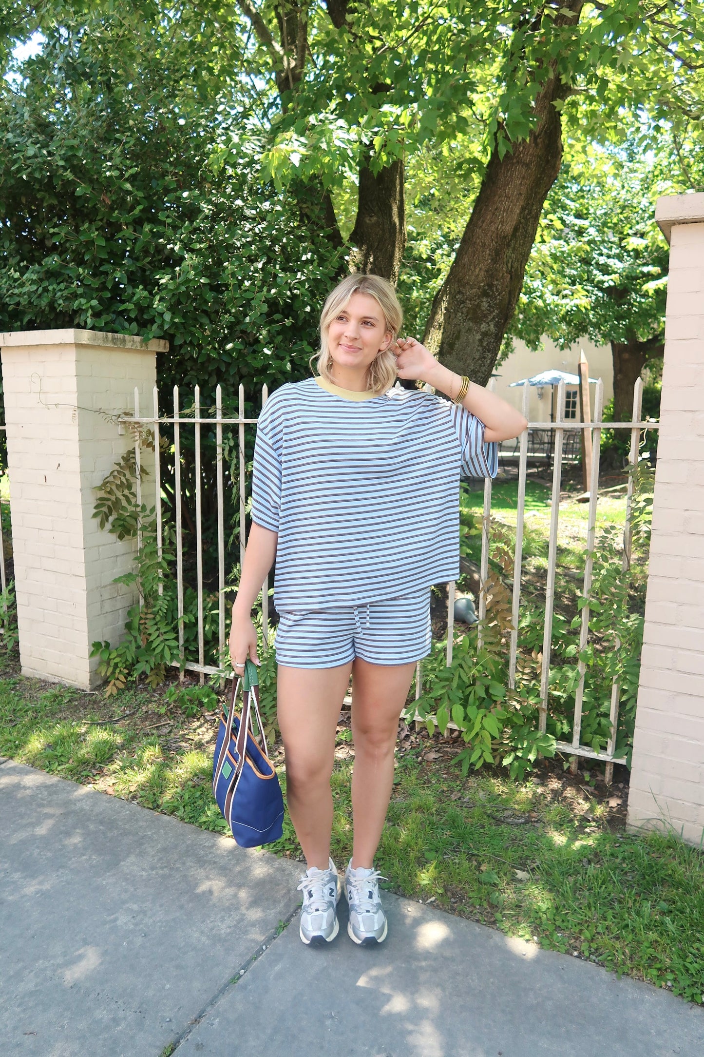 Sunnyside Tee- Sky Blue