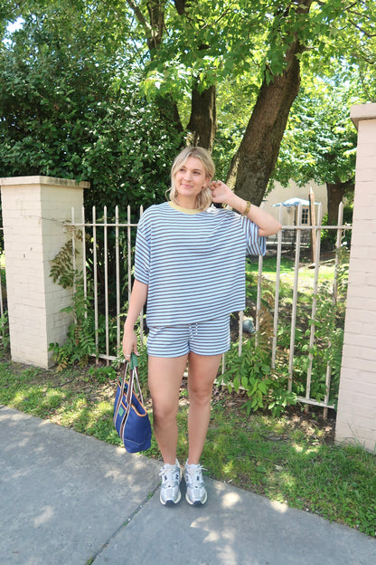 Sunnyside Tee- Sky Blue