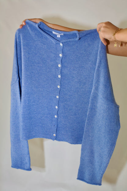 Piper Cardigan- Periwinkle Blue