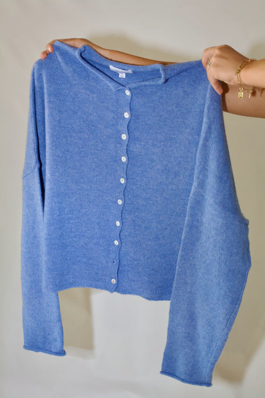 Piper Cardigan- Periwinkle Blue