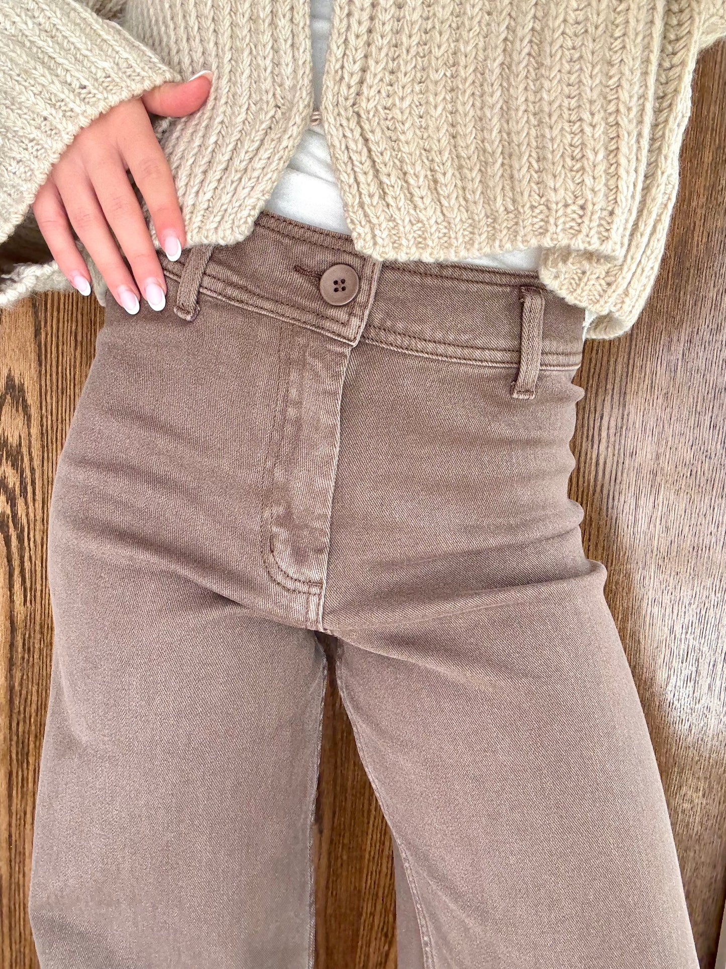 Young Love Denim- Cocoa Brown