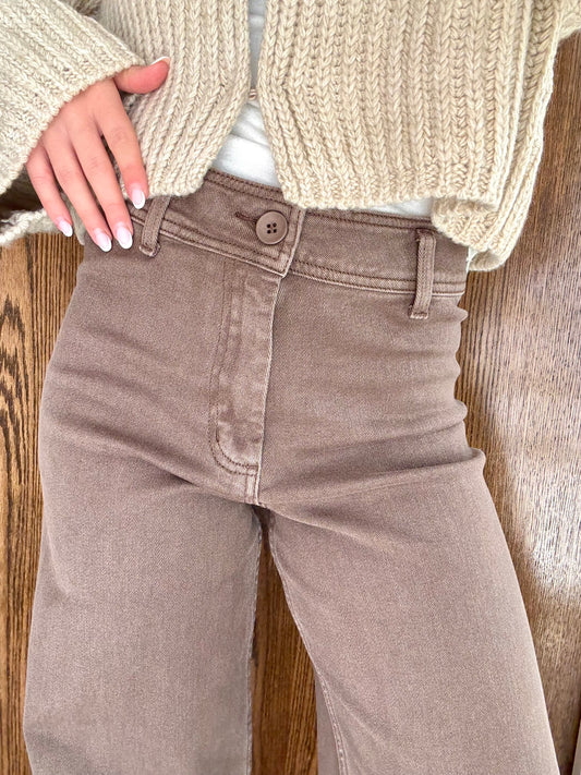 Young Love Denim- Cocoa Brown