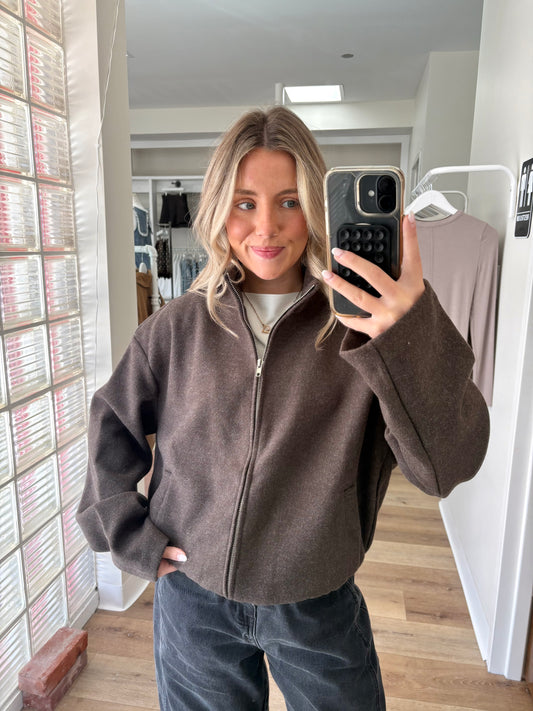Rein Me In Jacket- Chocolate