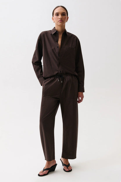 Theo Poplin Pant- Hot Toddy