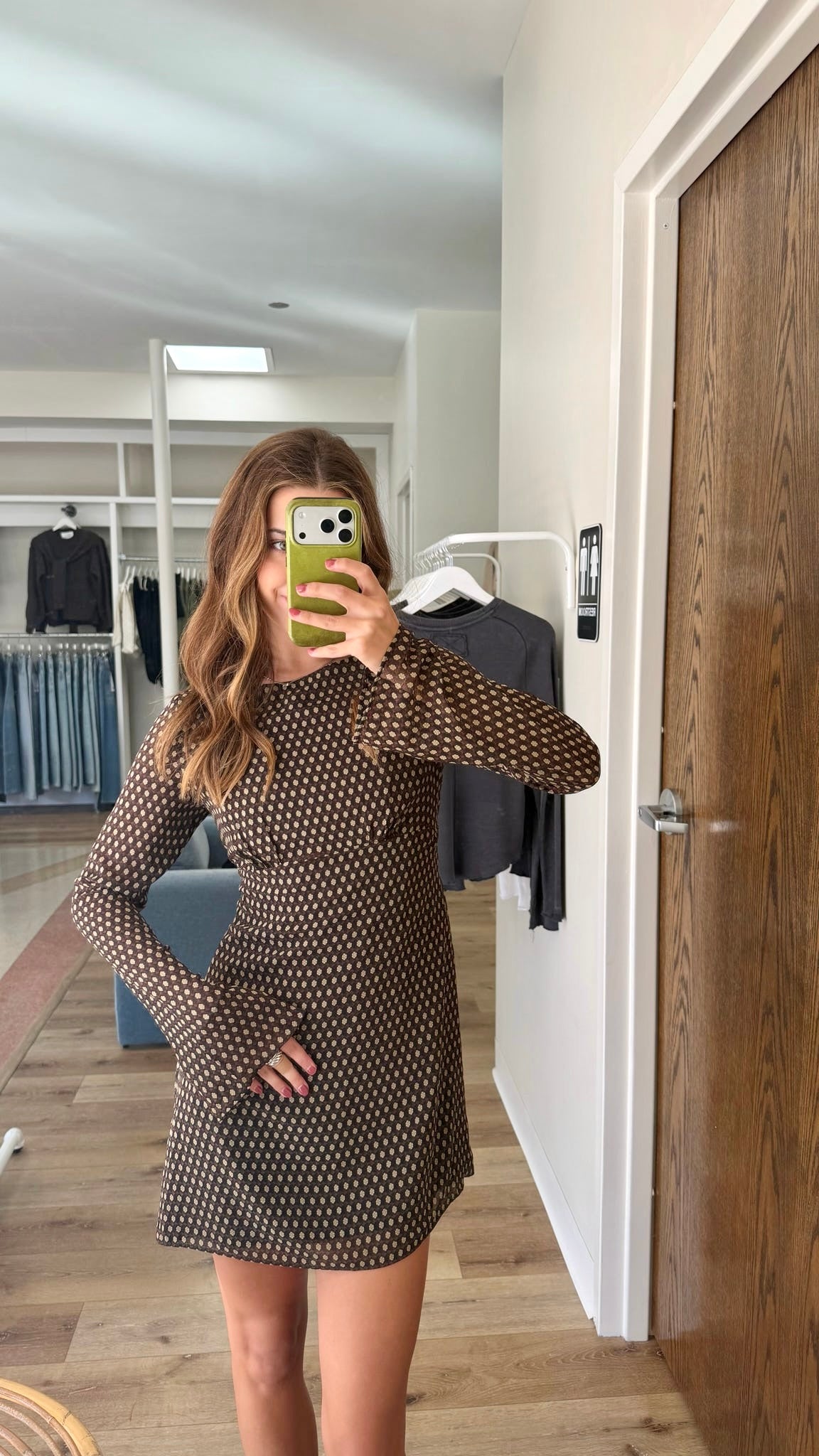 Jolie Printed Mini Dress