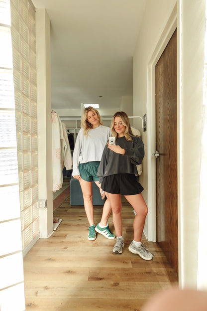 Get Your Flirt On Short-Black