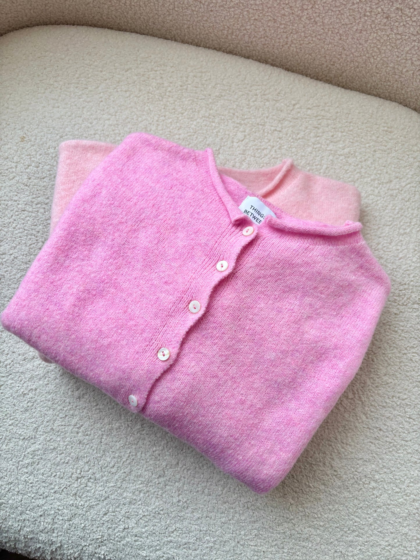 Piper Cardigan- Bubblegum Pink