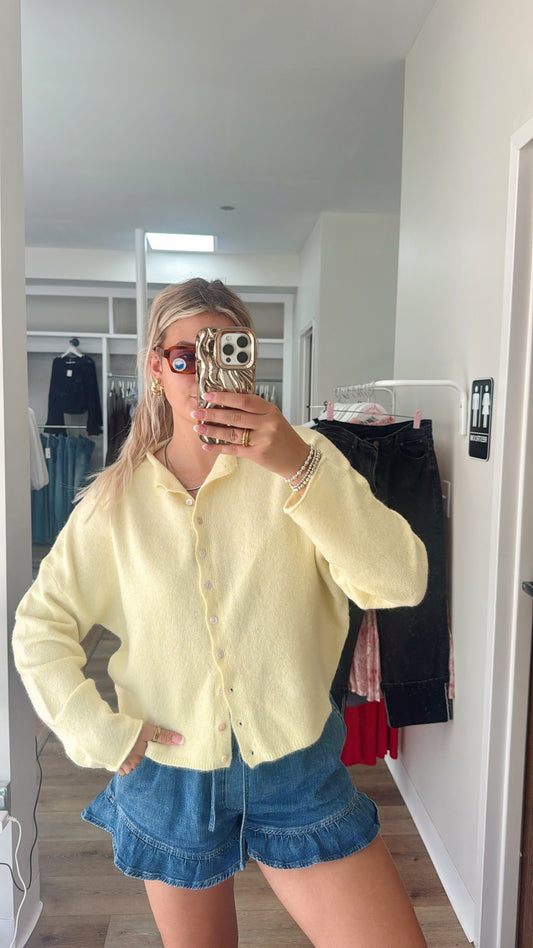 Piper Cardigan- Butter