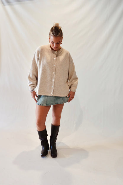 Molly Cardigan- Oatmeal